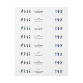 Hillbilly Musicians Wraparound Address Label (Bogen)