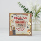 Hillbilly Party Einladung (Stehend Vorderseite)