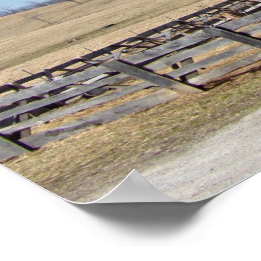 Hillbilly Welcome Zuhause Poster (Ecke)