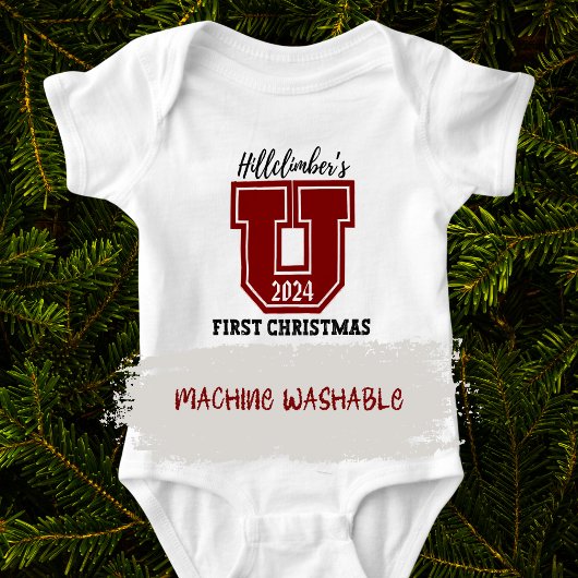 Hillclimbers erstes Weihnachtsfest individuell anp Baby Strampler
