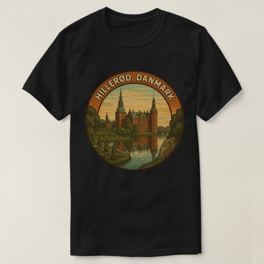 Hillerød Schloss Dänemark T-Shirt (Design vorne)