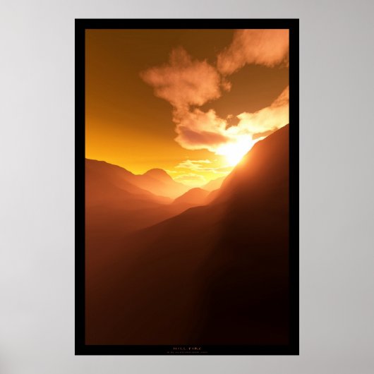 Hillfire (variation) poster (Vorne)