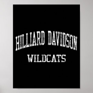Hilliard Davidson High School Hs Hilliard Oh Vinta Poster