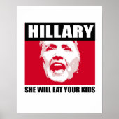 HILLIARISCH GESCHROCHEN - Sie wird Ihre Kinder ess Poster (Vorne)