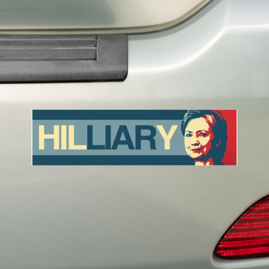 HILLIARY - Anti-Hillary-Propaganda - - Autoaufkleber (Auf Auto)