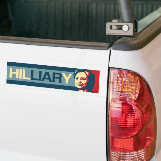 HILLIARY - Anti-Hillary-Propaganda - - Autoaufkleber (Auf Lkw)