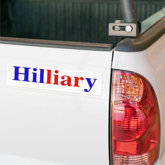 "Hilliary " Autoaufkleber (Auf Lkw)