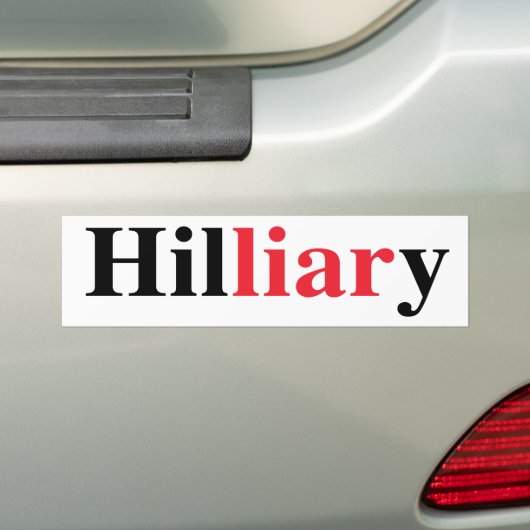 "Hilliary " Autoaufkleber (Auf Auto)