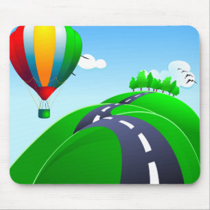 Hillige Straße mit Ballons, Mousepad