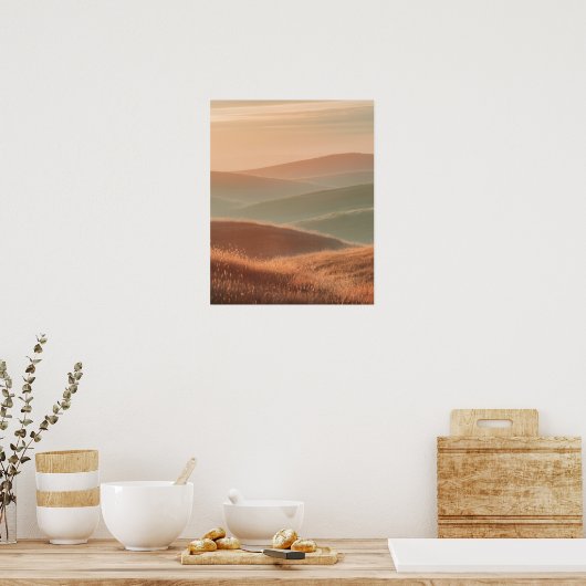 Hills of Gold Poster (Küche)