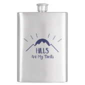 Hills sind meine Thriller Flachmann (Vorderseite)