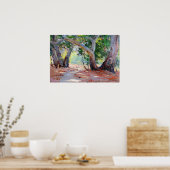 Hills - Sunshine Shadow Orange Landkreis Park Poster (Küche)