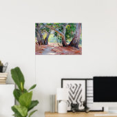 Hills - Sunshine Shadow Orange Landkreis Park Poster (Heimbüro)