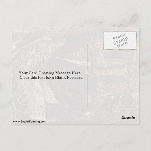 Hills von Samuel Palmer Postkarte (Rückseite)