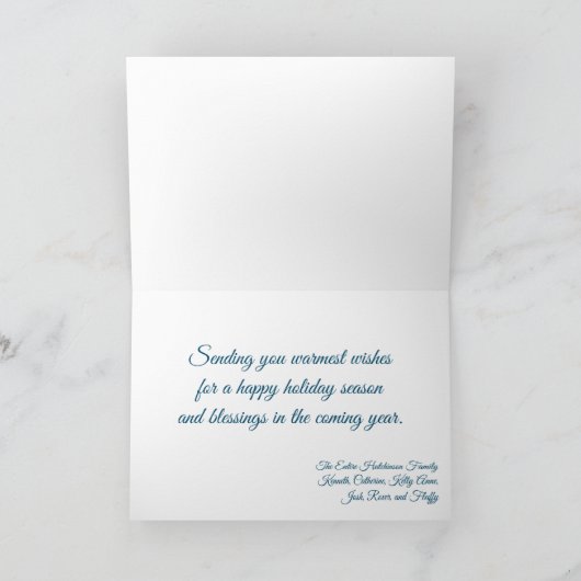 Hillsboro Feiertagskarte (Innenseite)