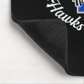 Hillsboro Hawks Logo Halbherz Slogan Hs Mousepad (Ecke)