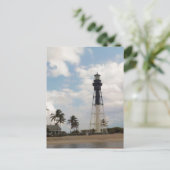 Hillsboro Inlet Light Tower Custom Postkarte (Stehend Vorderseite)