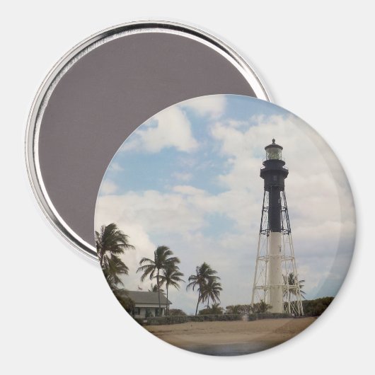 Hillsboro Inlet Lighthouse Magnet (Vorderseite/Rückseite)