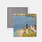 Hillsboro Lighthouse Magnet (Vorderseite/Rückseite)