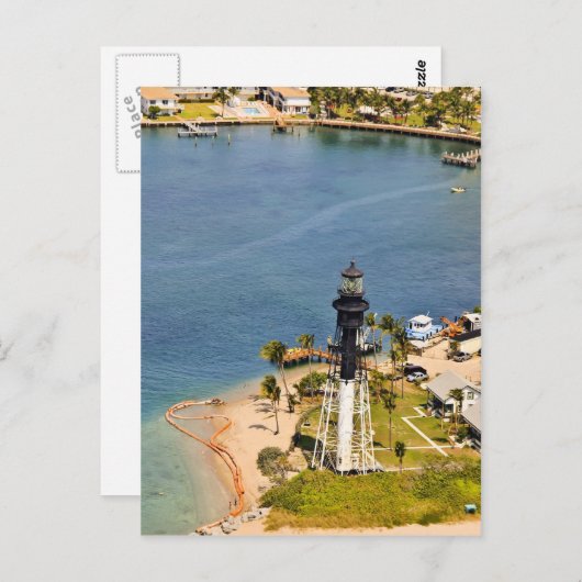 Hillsboro Lighthouse Postkarte (Vorne/Hinten)
