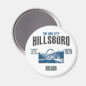 Hillsboro Magnet (Vorderseite/Rückseite)