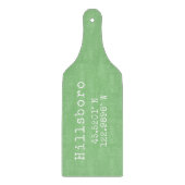 Hillsboro Oregon Latitude Longitude Schneidebrett (Vorderseite)