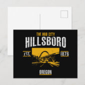 Hillsboro Postkarte (Vorne/Hinten)