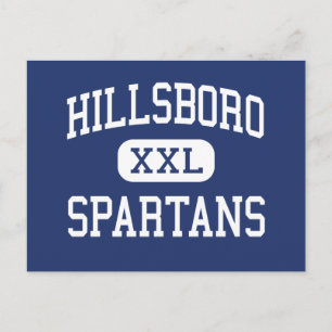 Hillsboro - Spartans - Hoch - Hillsboro Oregon Postkarte