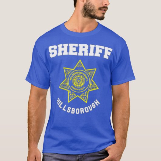 Hillsborough Landkreis Florida Sheriff Deputies T-Shirt (Vorderseite)