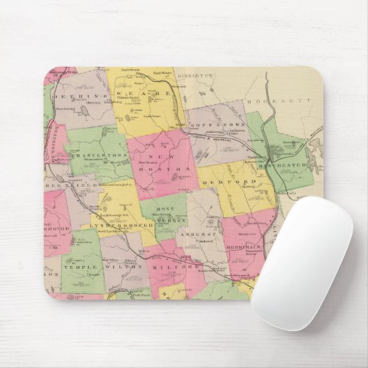 Hillsborough-Landkreis Mousepad (Mit Mouse)