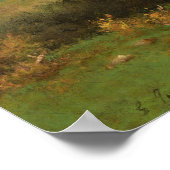 Hillside at Étretat, George Inness Fine Art Poster (Ecke)