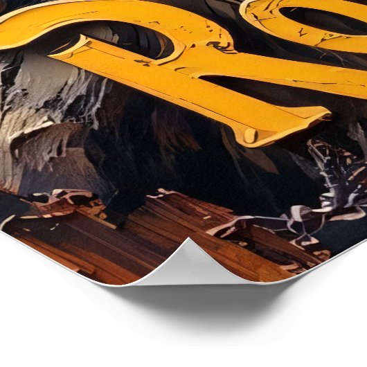 Hillside-Blues: Löwenspieß Poster (Ecke)