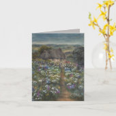Hillside - Ein englisches Cottage Karte (Gelbe Blume)