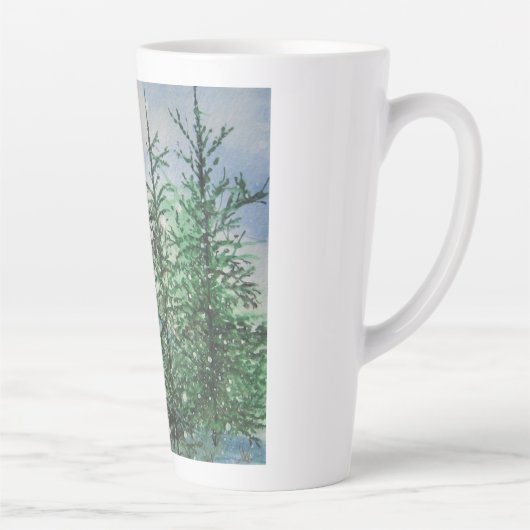 Hillside Evergreens und Snow Milchtasse (Rechts)