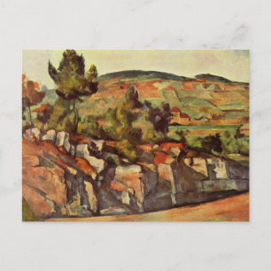Hillside in Provence von Paul Cezanne Postcard Postkarte