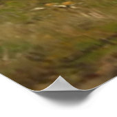 Hillside Landschaft mit Schafen und Hirten Poster (Ecke)