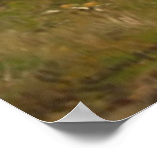 Hillside Landschaft mit Schafen und Hirten Poster (Ecke)