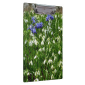 Hillside of Early Spring Flowers Landschaft Klemmbrett (Rechts)