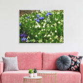 Hillside of Early Spring Flowers Landschaft Leinwanddruck (Insitu (Wohnzimmer))