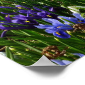 Hillside of Early Spring Flowers Landschaft Poster (Ecke)