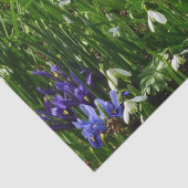 Hillside of Early Spring Flowers Landschaft Seidenpapier (Detail)