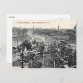 Hillside Pleasure Park, Trolley, Belleville NJ Postkarte (Vorne/Hinten)