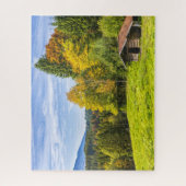Hillside Shack View Mountains & Forest Puzzle (Vertikal)