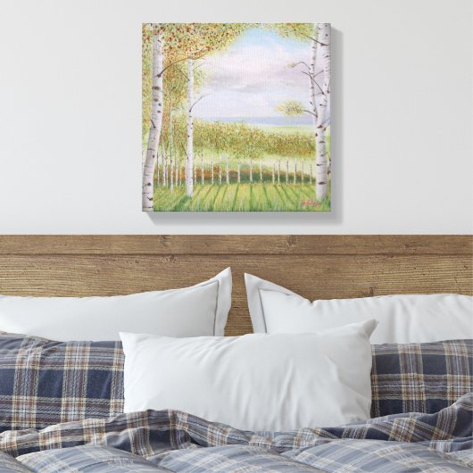 Hillside Special Spot Leinwanddruck (Insitu (Schlafzimmer))