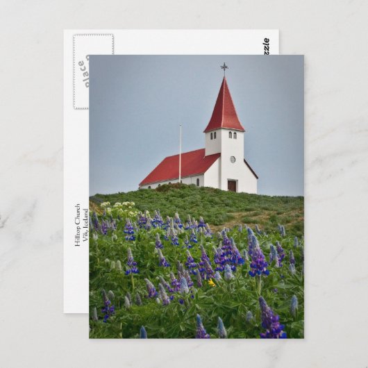 Hilltop Church Postkarte (Vorne/Hinten)