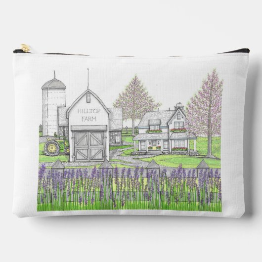 Hilltop Farm Große Zubehörtasche (Vorderseite)