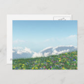 Hilltop Spring Postcard Postkarte (Vorne/Hinten)