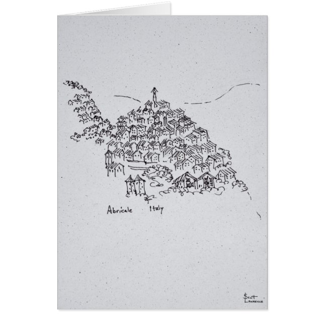 Hilltop Town of Abricale, Italien (Vorne)