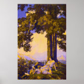 Hilltop, von Maxfield Parrish Poster (Vorne)