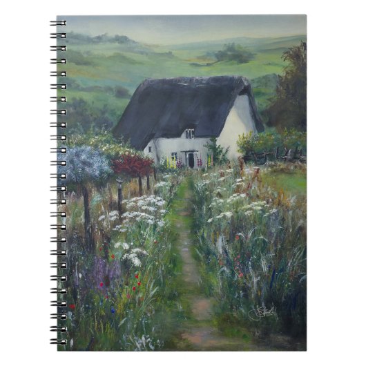 "Hillview - Ein englisches Cottage" Notizblock (Vorderseite)